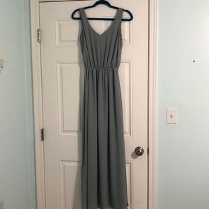 Show me your mumu Kendall dress in silver sage